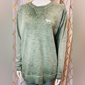 Victoria Secret Pink Green long sleeve sweater